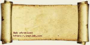 Tijana Dokmanović vizit kartica